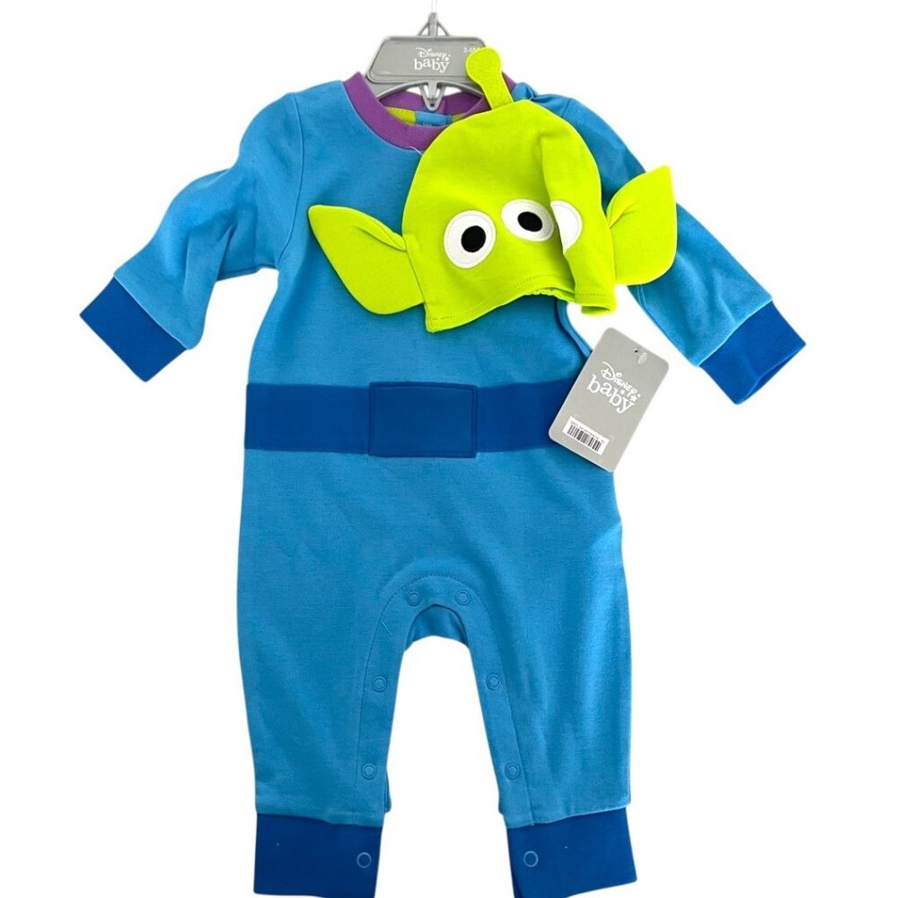 Disney Store Disney Baby Toy Story Alien Stretchie Sleeper Baby Costume 3-6M - Picture 9 of 9